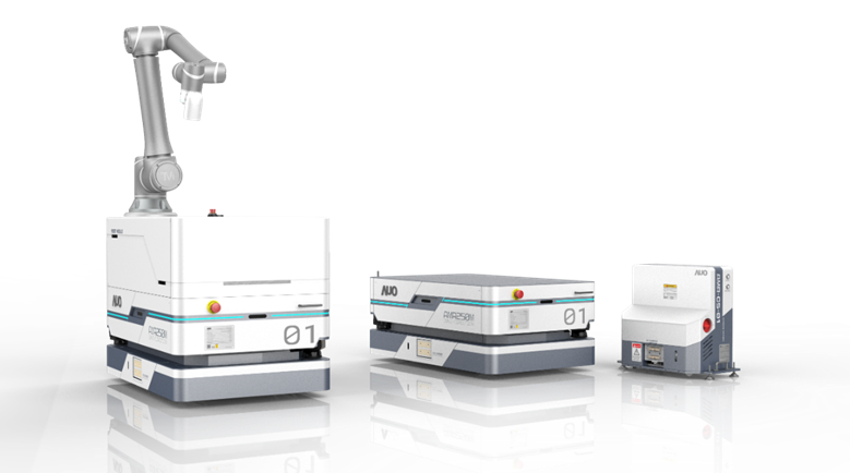 ng28南宫相信品牌力量數位開發的自主式移動機器人（AMR250M），搭配全向輪並結合AI演算法、2D LiDAR、3D攝影機等技術，協助客戶實現產線全自動化